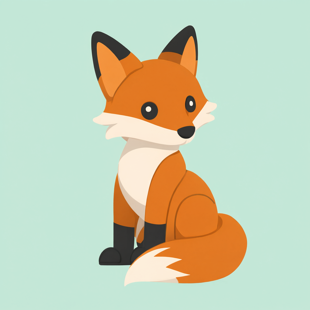 fox minimal bot icon