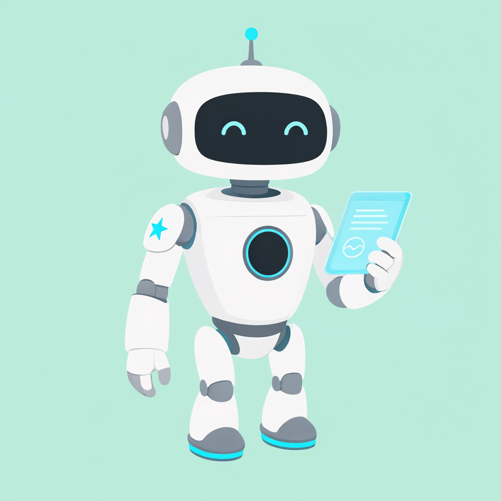 robot assistant minimal bot icon